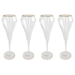 Open Up Champagneglas Guldkant 20 Cl